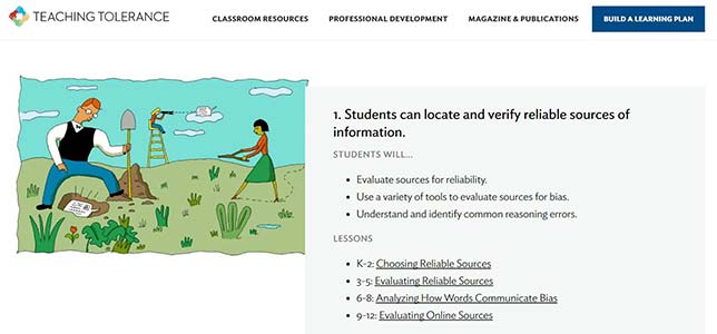 Teaching Tolerance Offers K-12 Digital Literacy Lessons